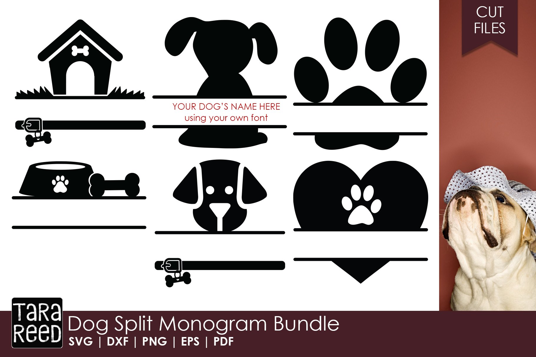 Dog Split Monogram Bundle