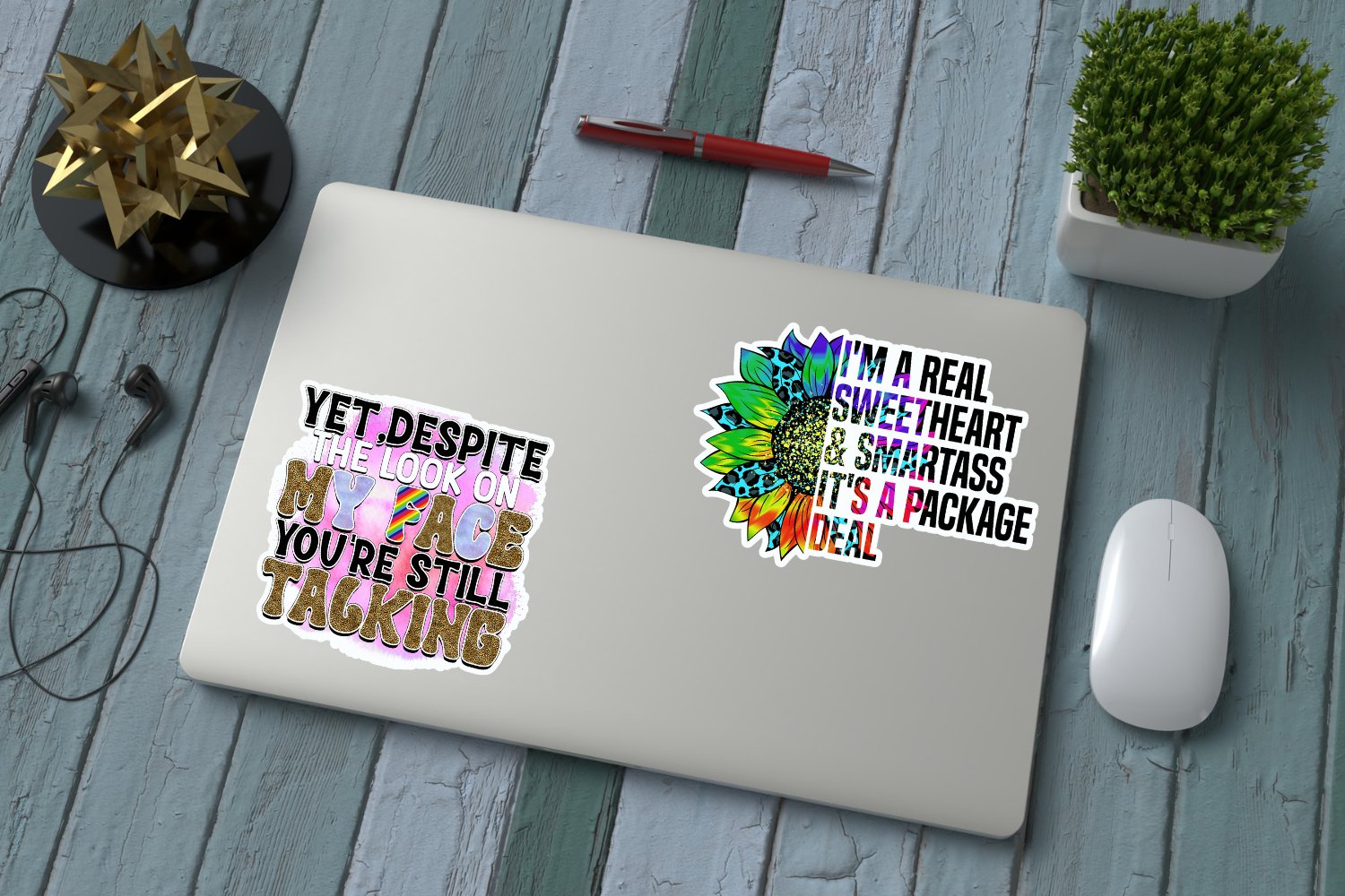 Sarcastic Stickers Bundle, Funny Stickers Bundle, Funny PNG view 2