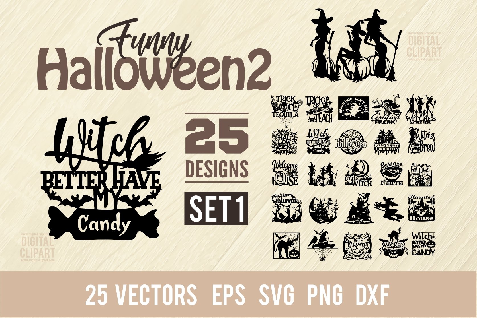 25 Halloween Decor Svg - Bundle 25 SVG