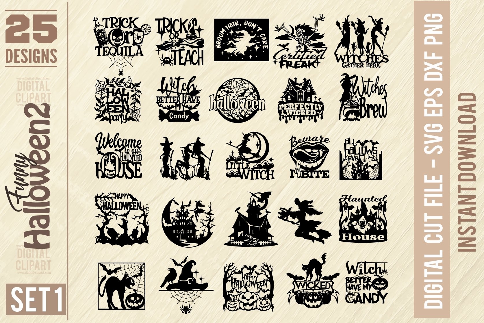 25 Halloween Decor Svg - Bundle 25 SVG view 2