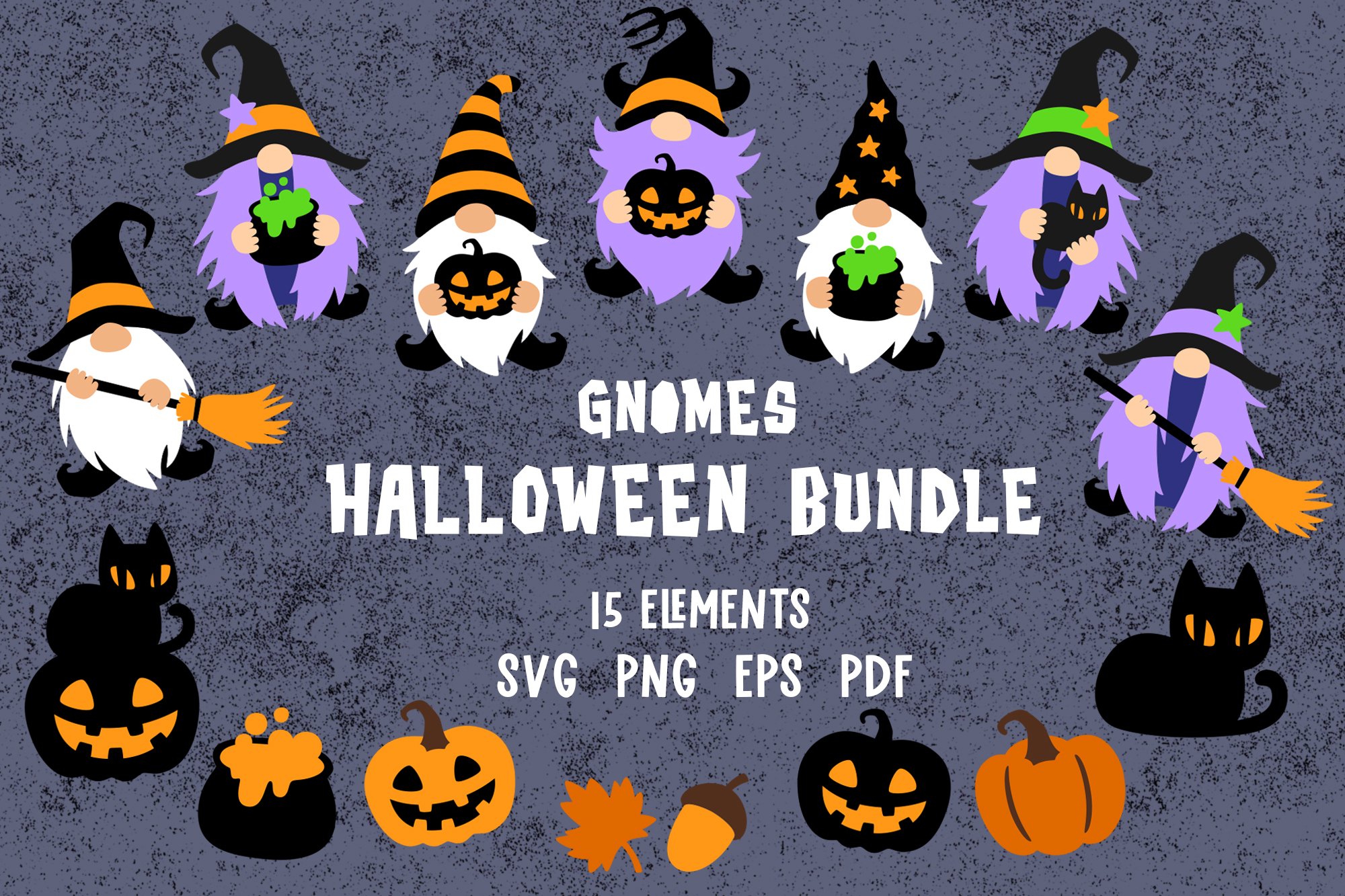 Gnomes Halloween svg bundle Halloween gnomes svg Witch svg