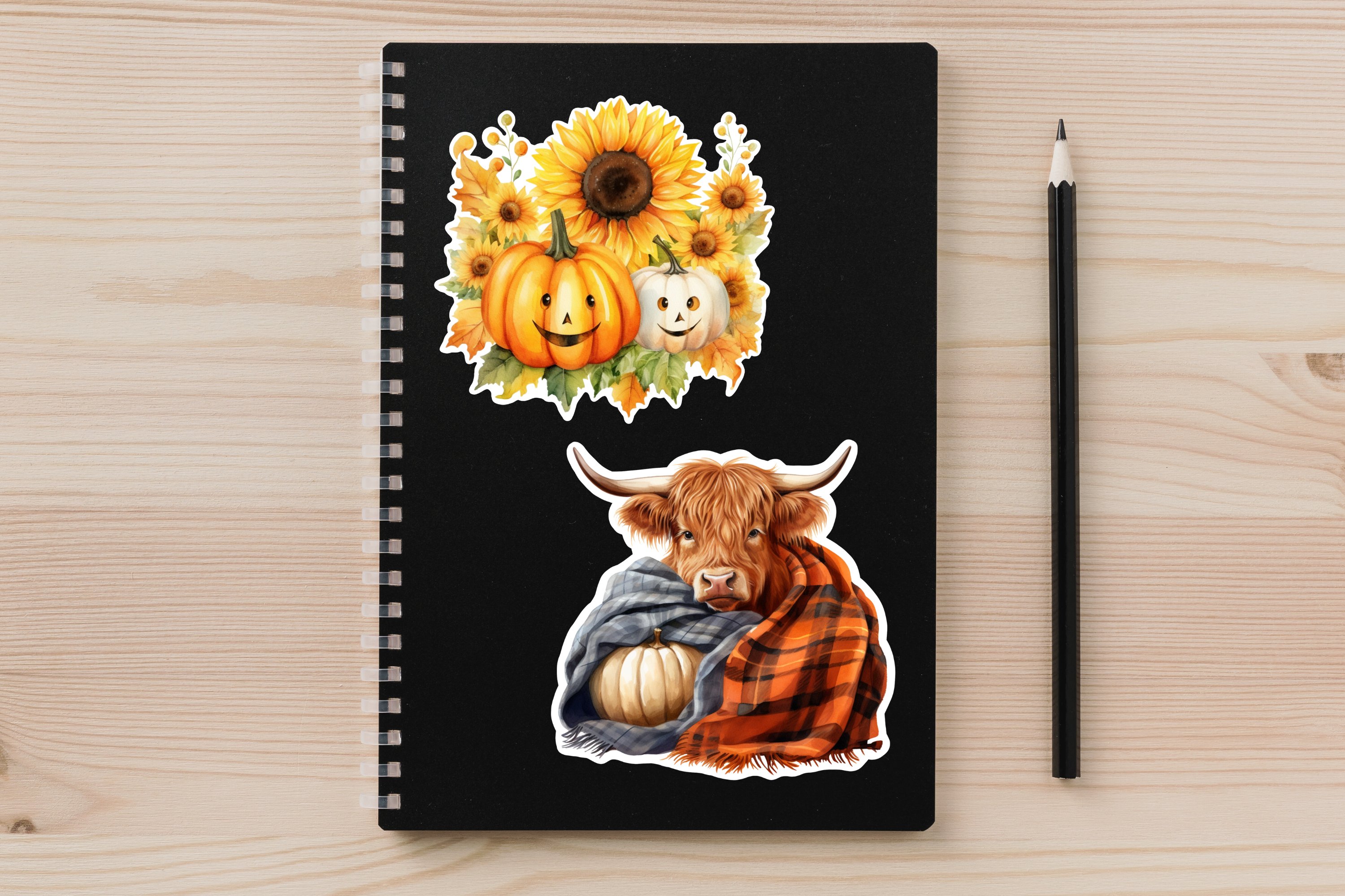 Fall Stickers Bundle | Halloween Stickers | Autumn Stickers view 2