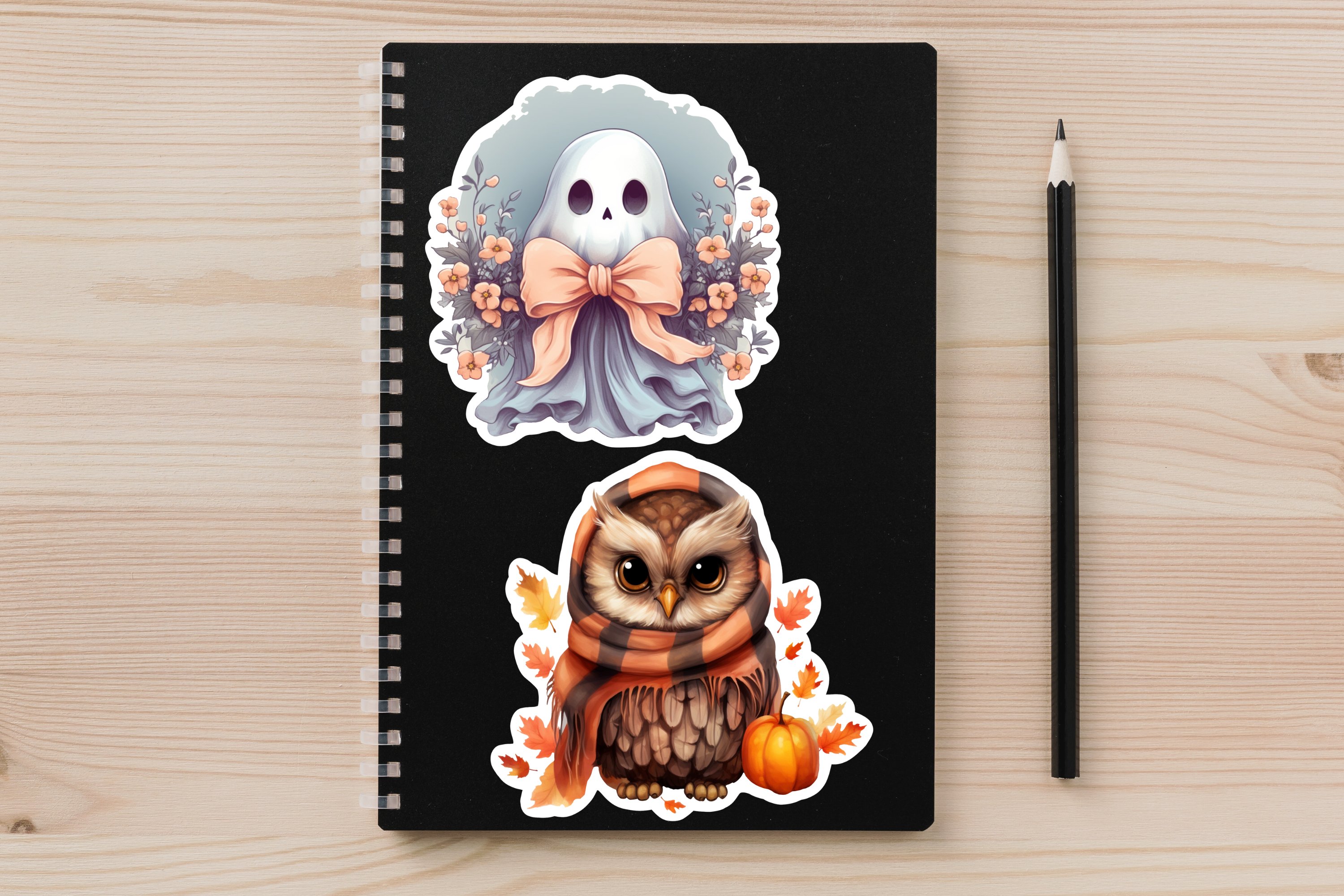 Fall Stickers Bundle | Halloween Stickers | Autumn Stickers view 3