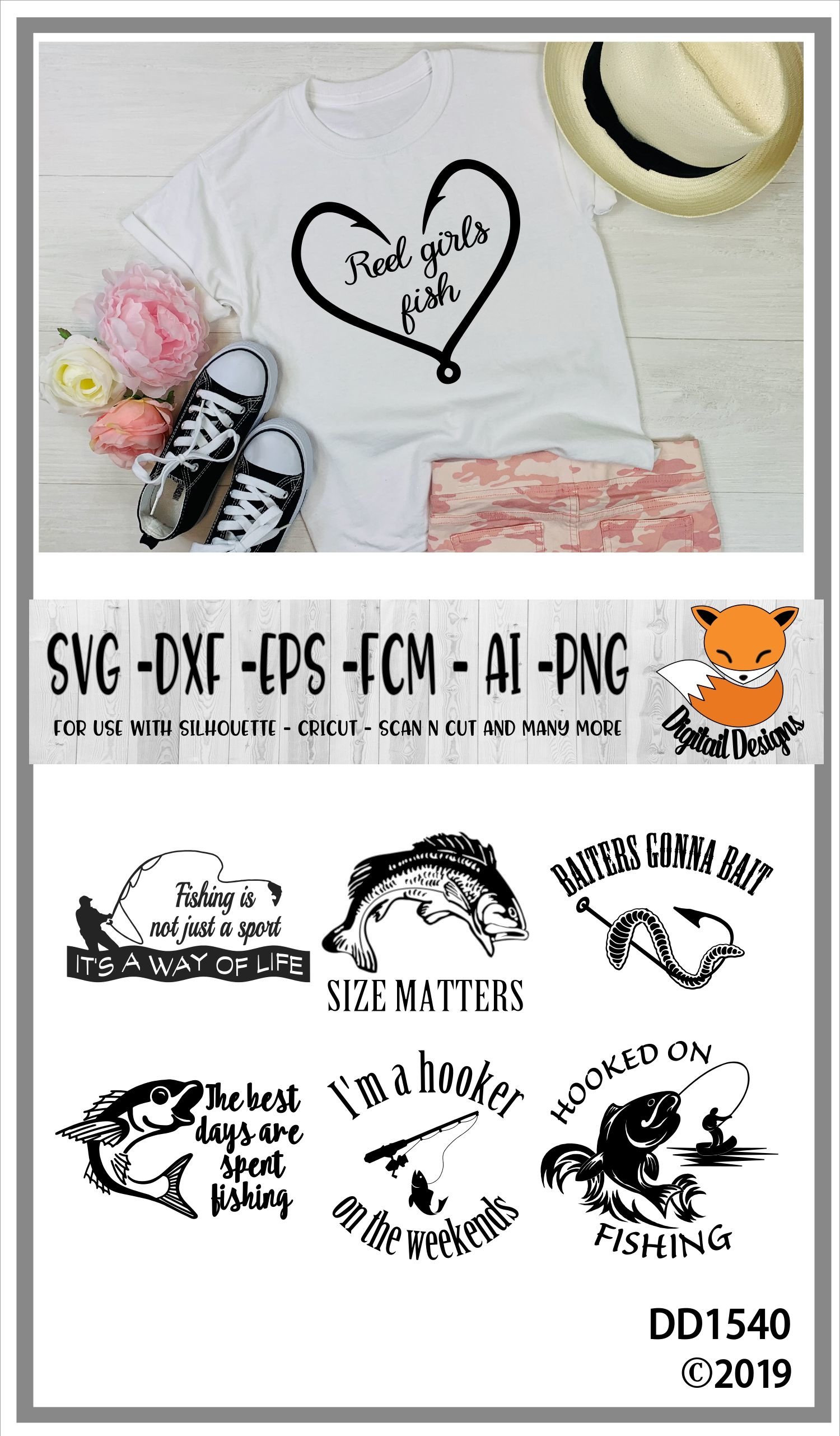 Fishing SVG Bundle view 2