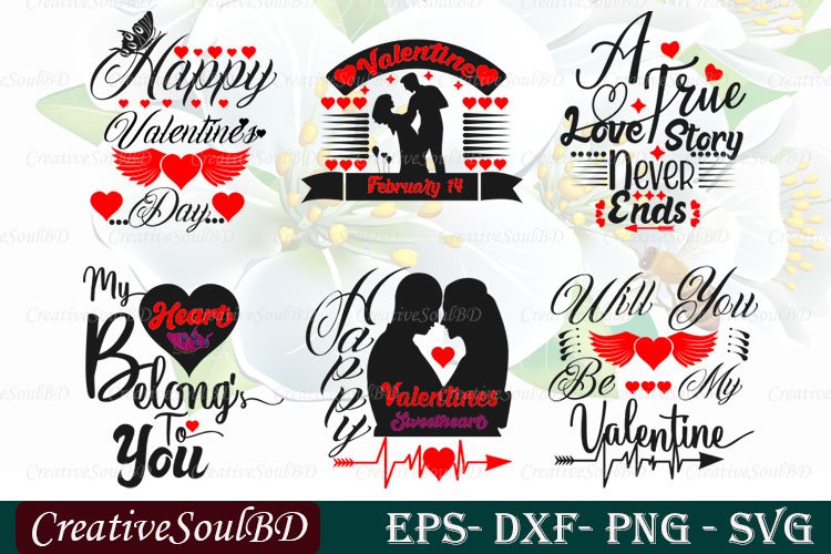 Valentines Day SVG Bundle, Valentines Day Svg,14th February