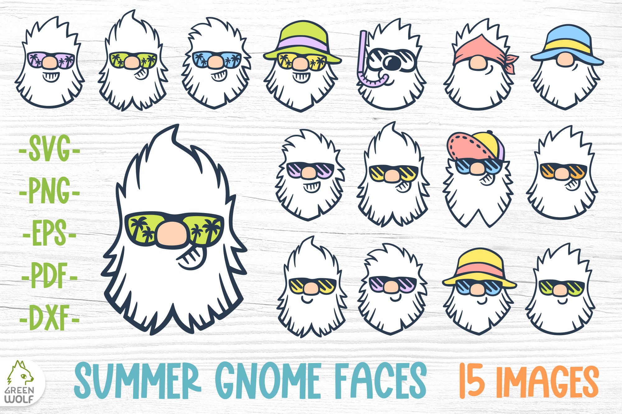 Beach gnomes Summer svg bundle Beach svg bundle Layered svg