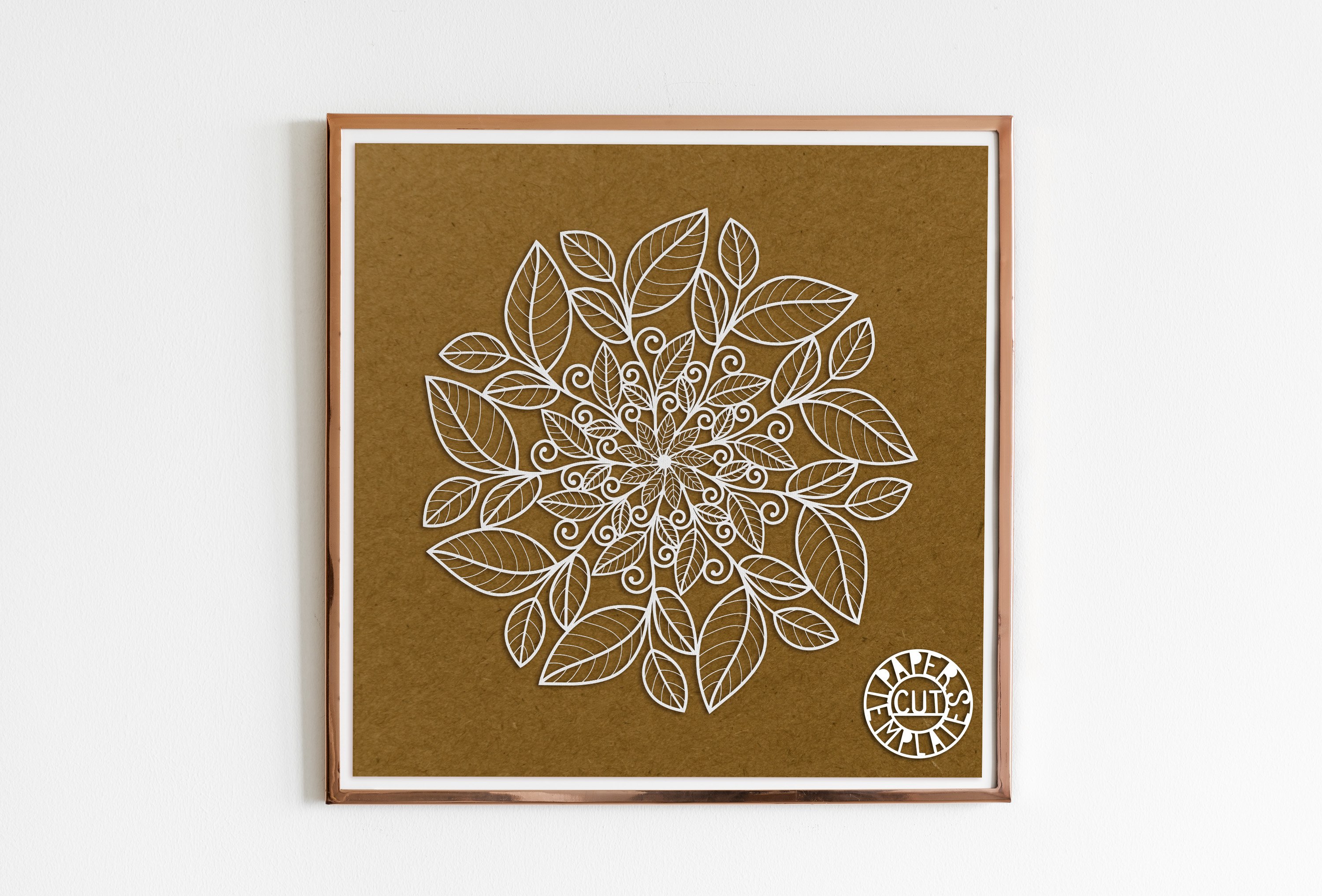SVG Set of 5 mandalas cut files for laser cutting. view 3