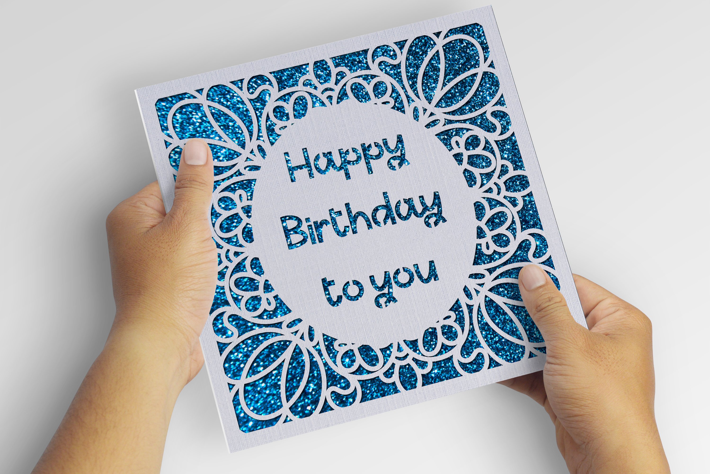 SVG 6 Classic any occasion Cards Set for Silhouette   Cricut view 3