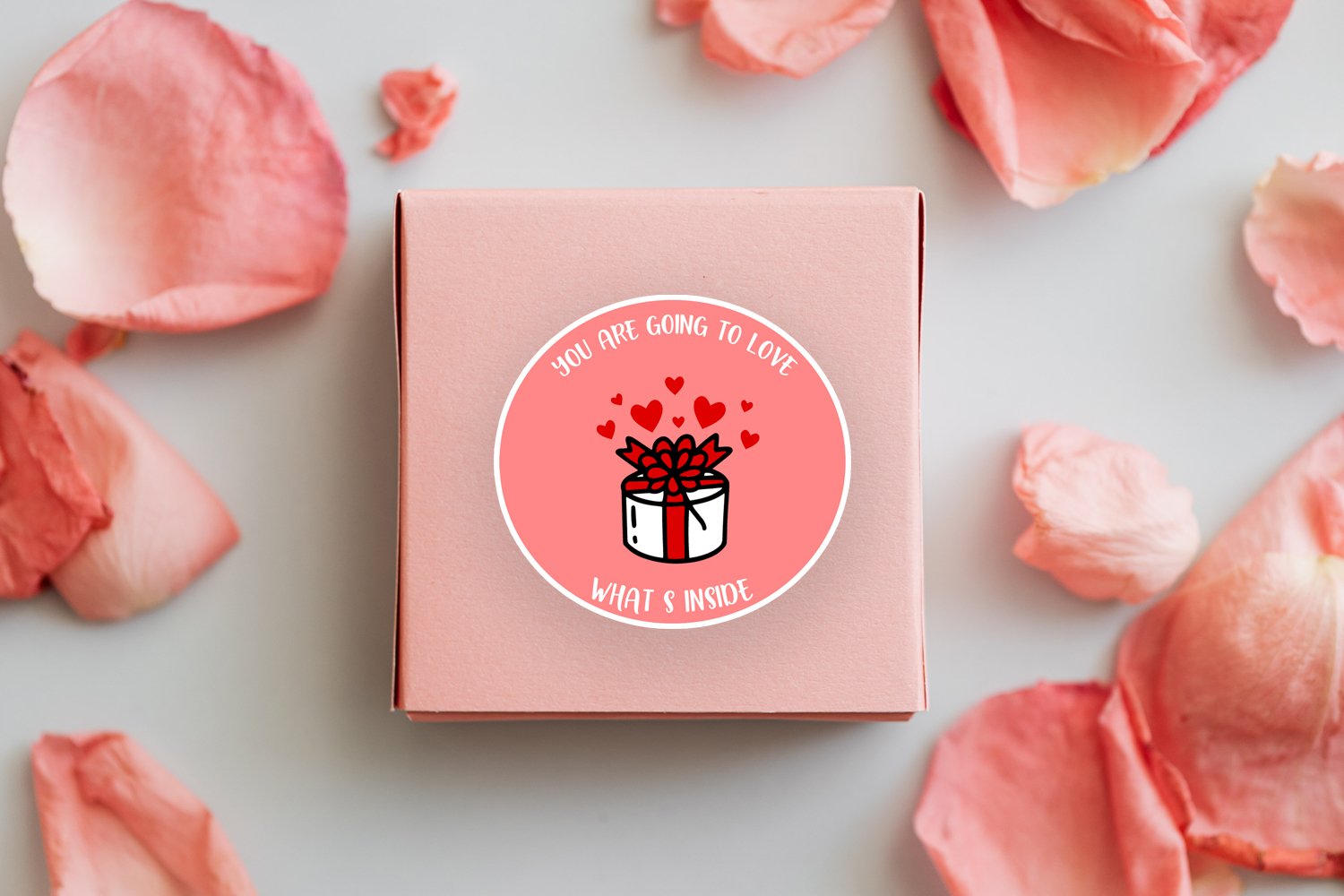 Valentines Day Small Business Stickers I Thank You Stickers view 3