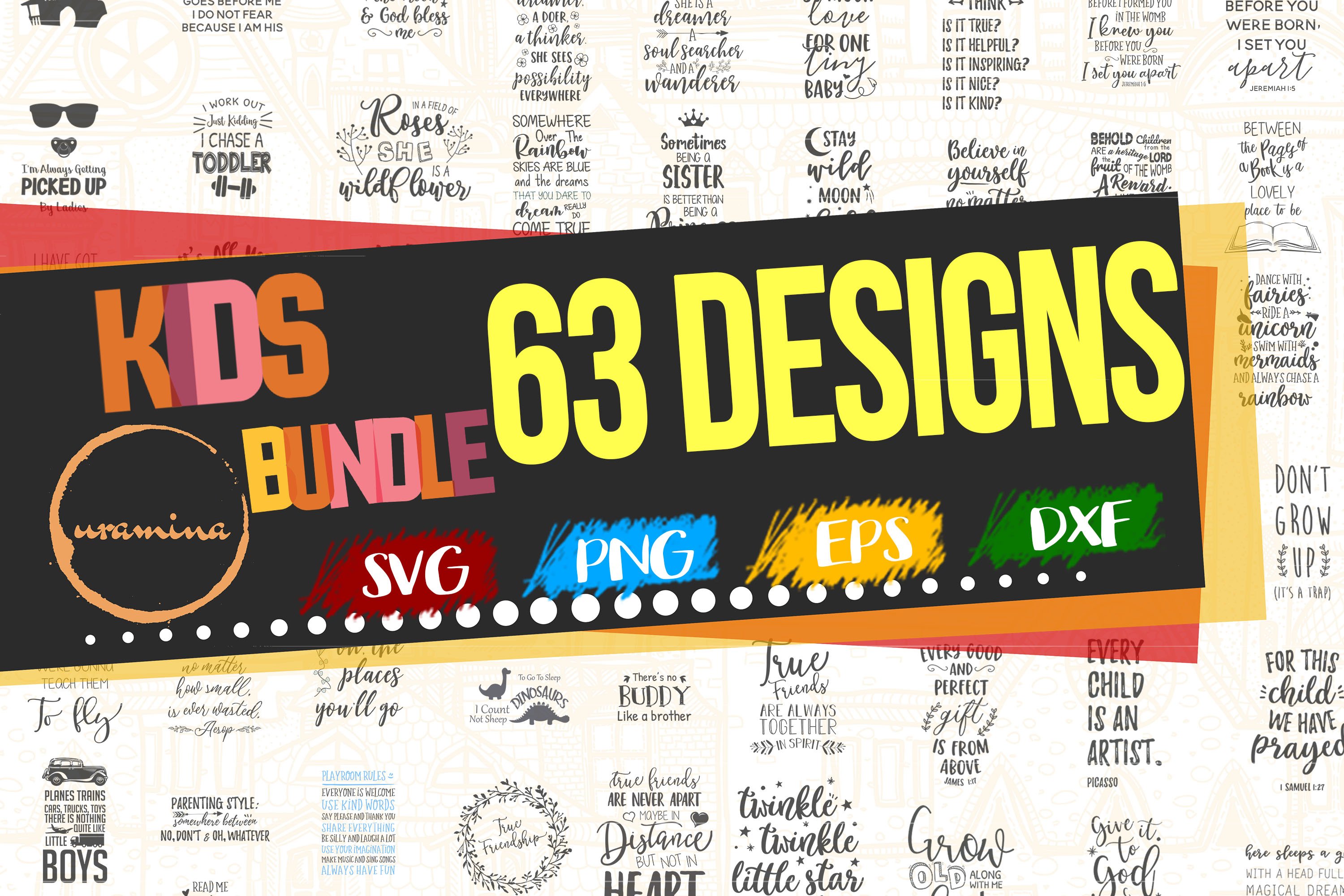 Kids Room Funny Sign Bundle 63 SVG PNG Sublimation   Cut