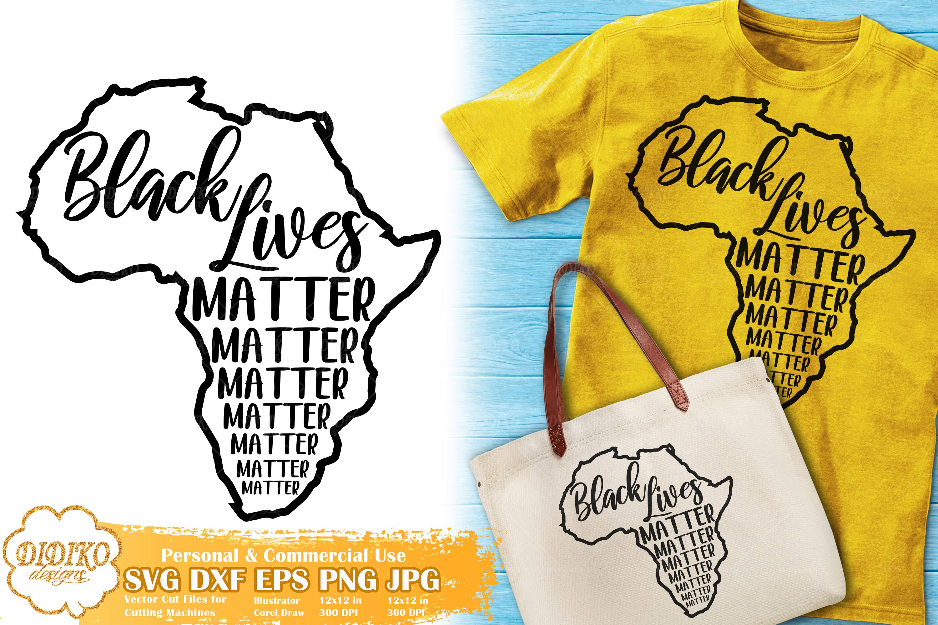 Black Lives Matter SVG Bundle | Raised Fist | Black Power view 2