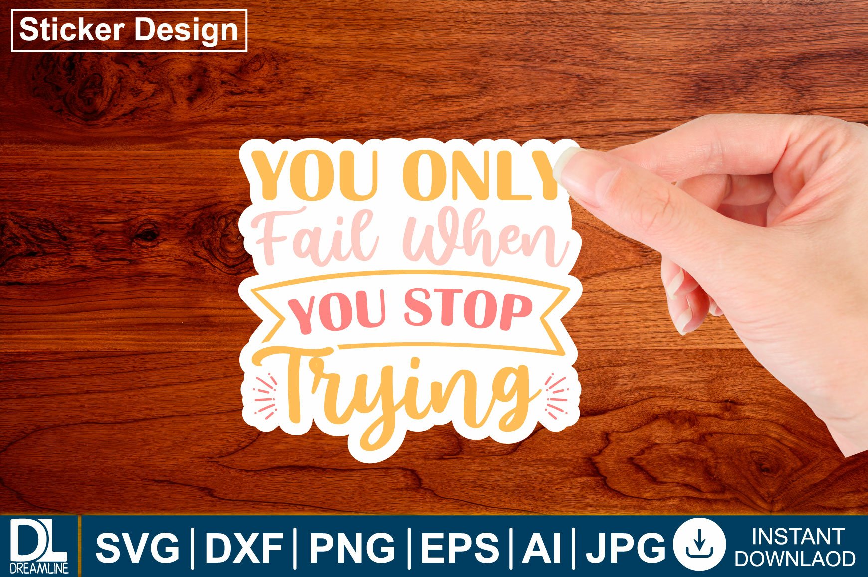 Motivational sticker bundle, Inspirational sticker bundle view 2