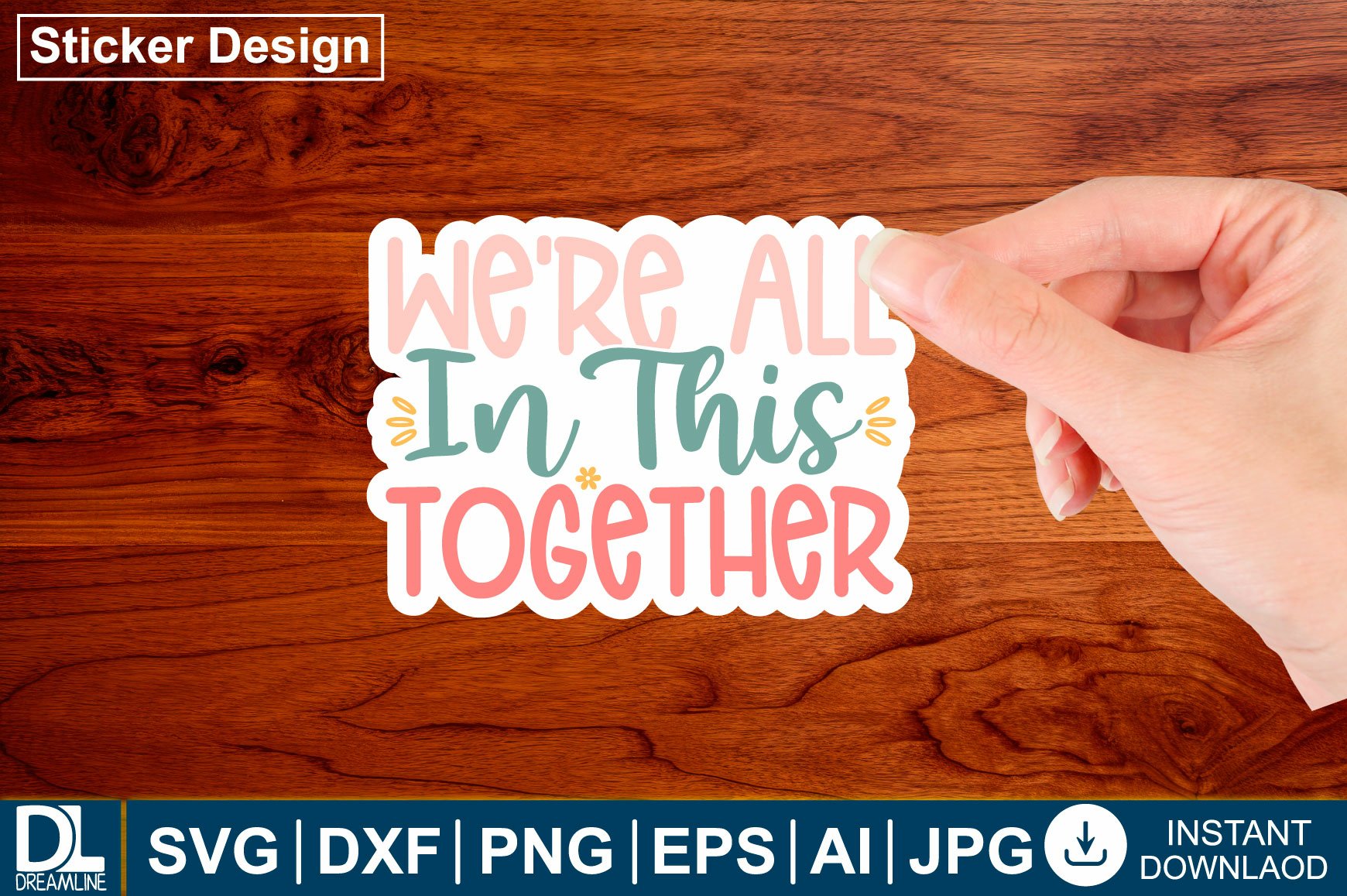 Motivational sticker bundle, Inspirational sticker bundle view 3