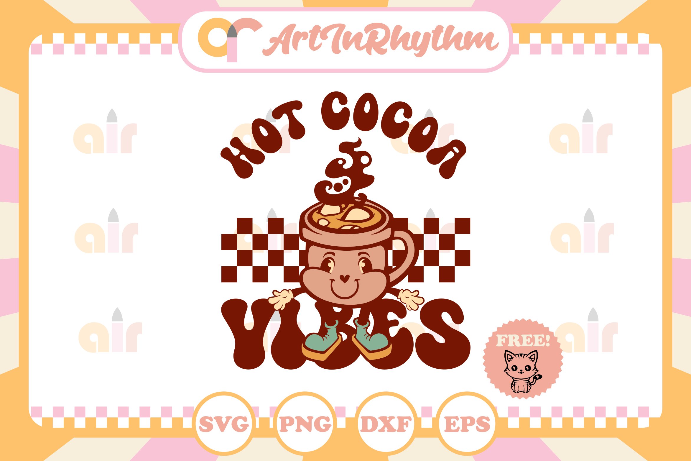 Retro Christmas Svg Bundle / Christmas Sublimation view 2