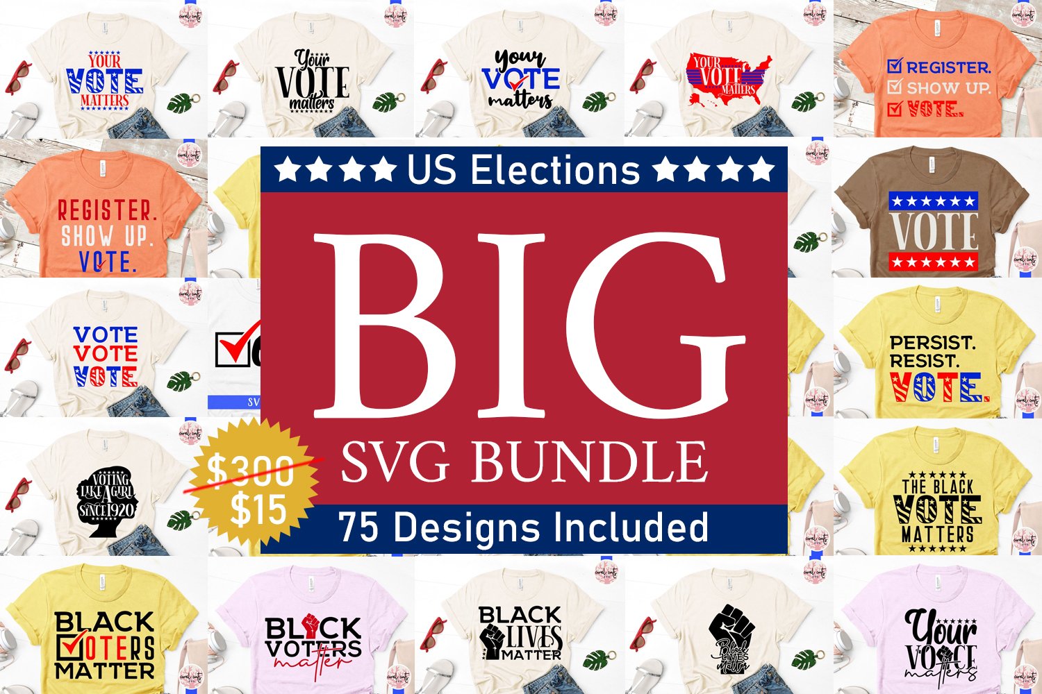 US President Elections Mega SVG Bundle - 75 Designs Included