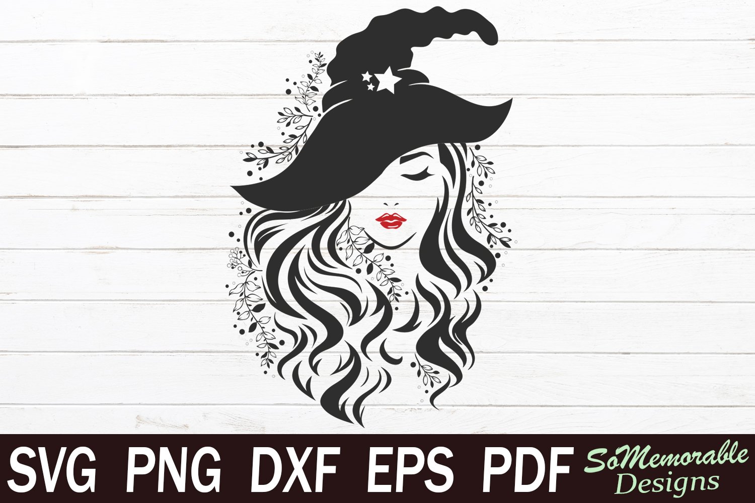 Halloween Witch SVG cut file, Halloween Witch svg design view 2