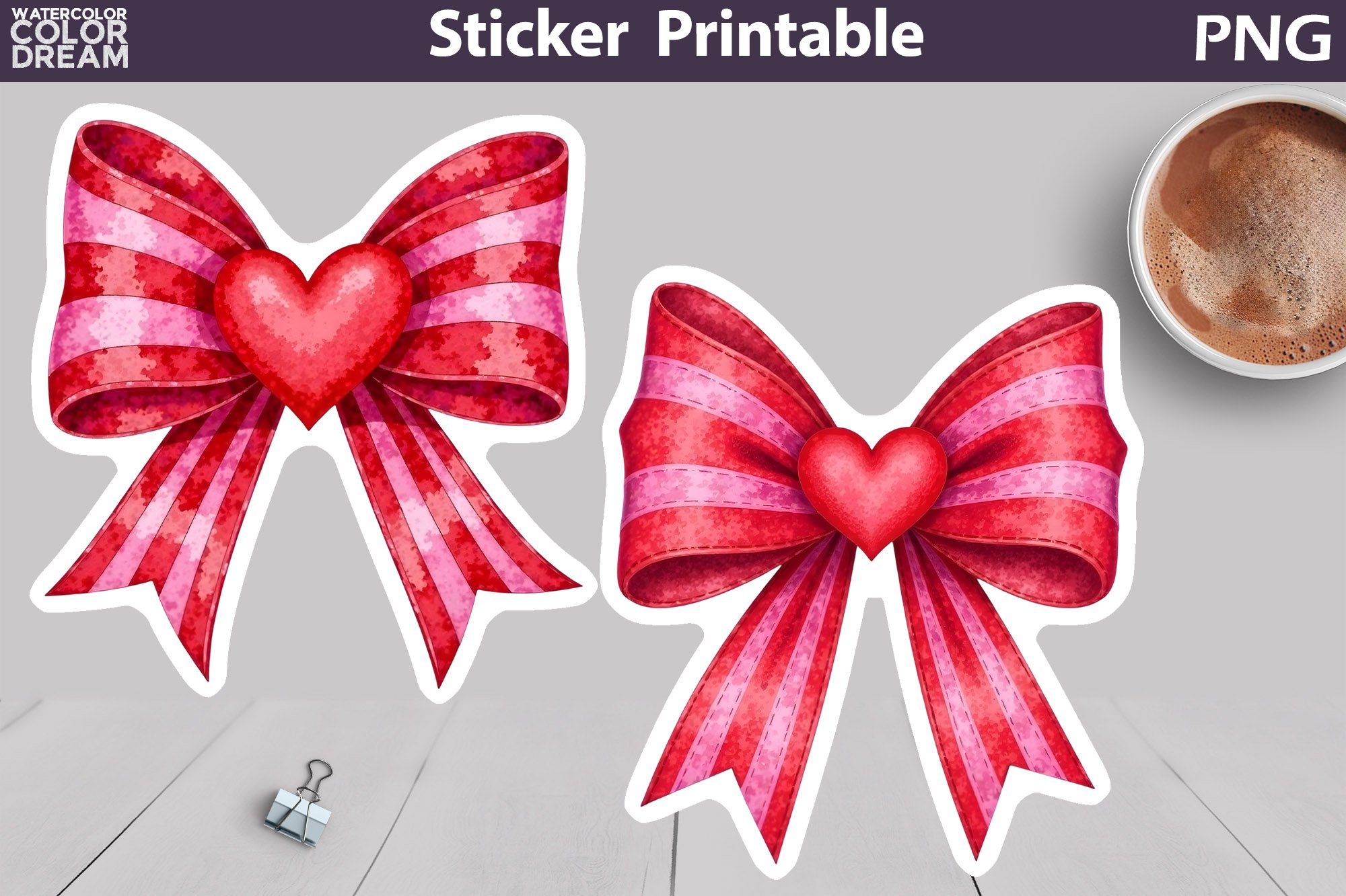 Valentine Sticker Bundle | Valentine Characters Sticker view 3