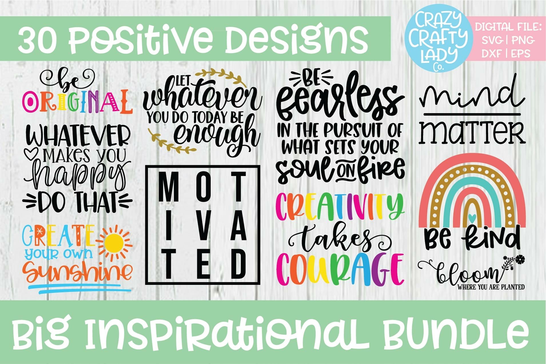 Inspirational SVG Bundle | Kindness PNG view 3