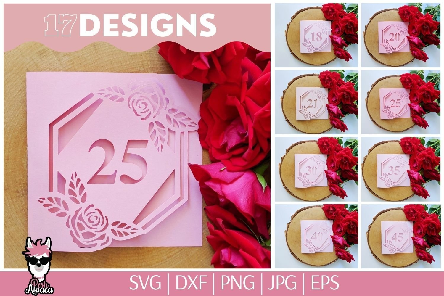 Birthday card svg bundle, happy birthday card template