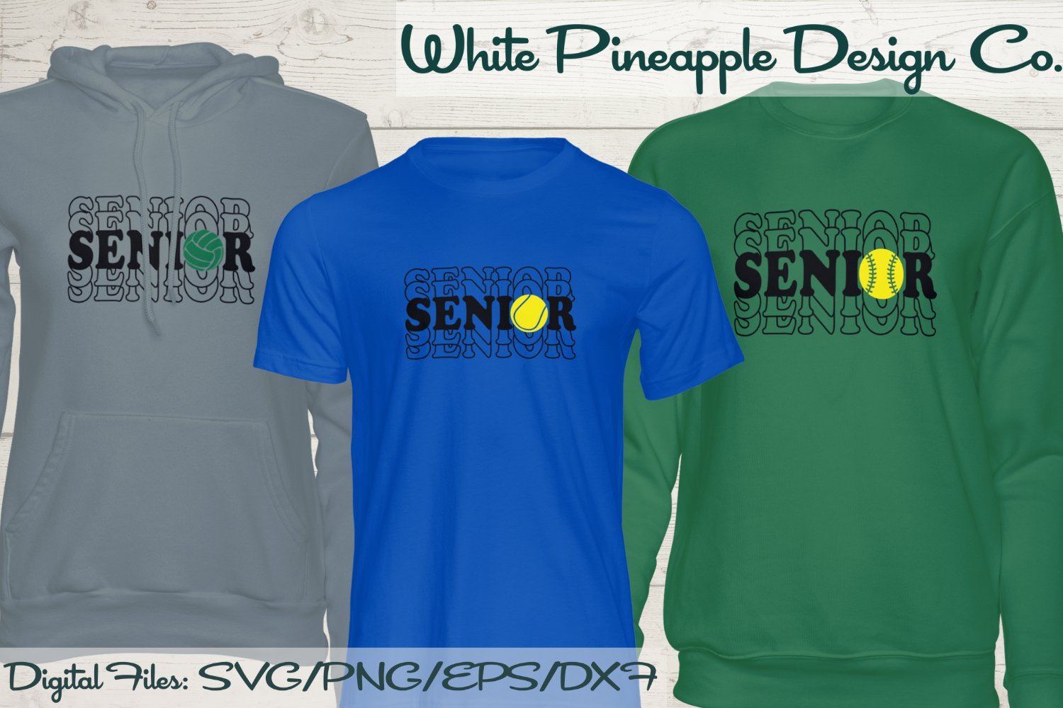 Senior Sports Cut Files | SVG, PNG, EPS, DXF view 2