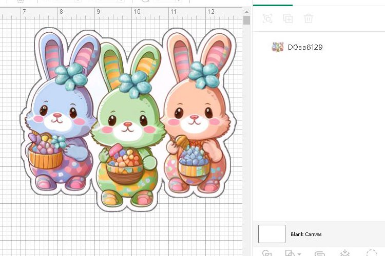 Bundle Easter bunny Eggs Sticker pack png Sublimate print view 3
