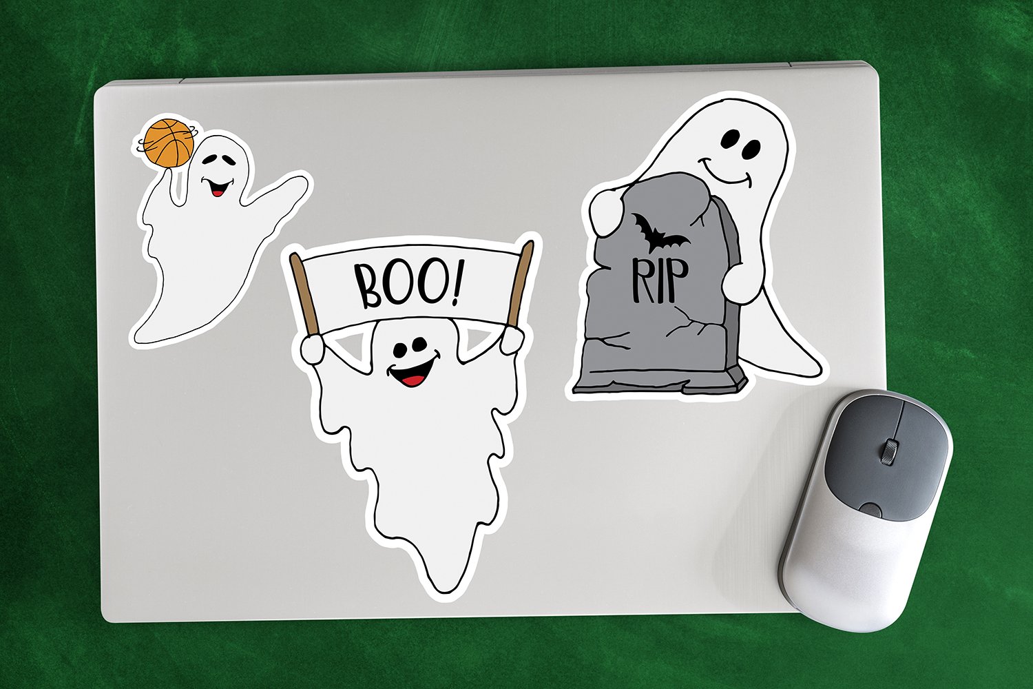 Funny Ghost Stickers | Funny Halloween Stickers view 3