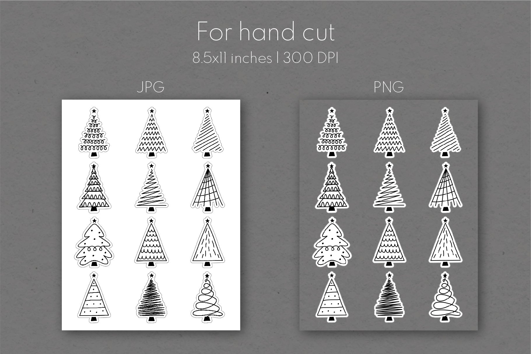 Printable Christmas Sticker Bundle | Christmas Tree Part 5 view 3