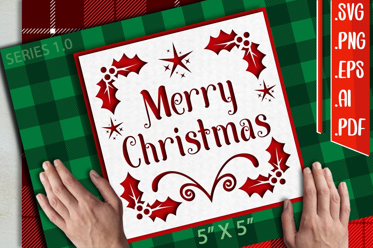 Bundle|Christmas Card 1 - svg eps ai png pdf view 2