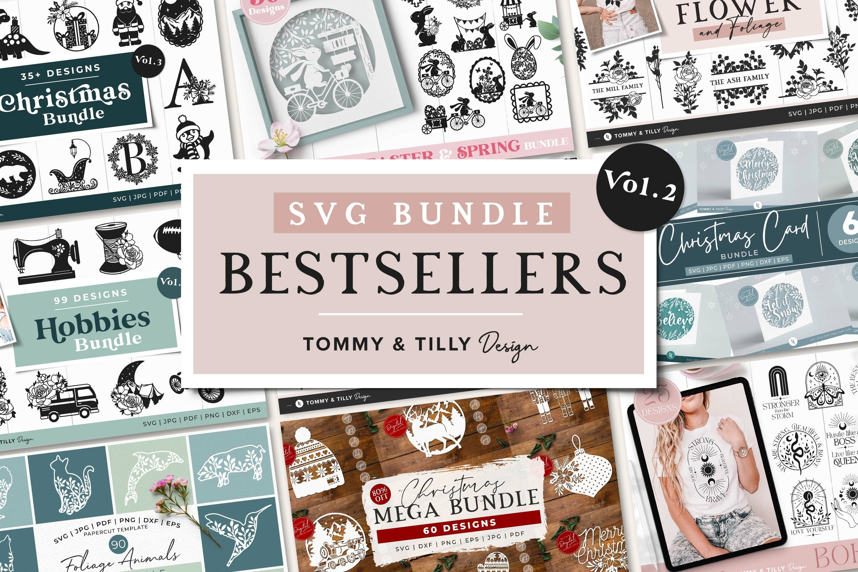 Bestsellers SVG Mega Bundle Vol. 2 | SVG designs