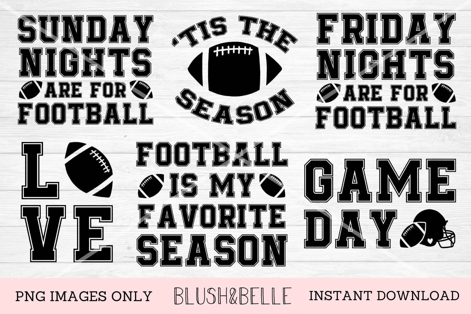 Football Quotes 6 PC Bundle - PNG