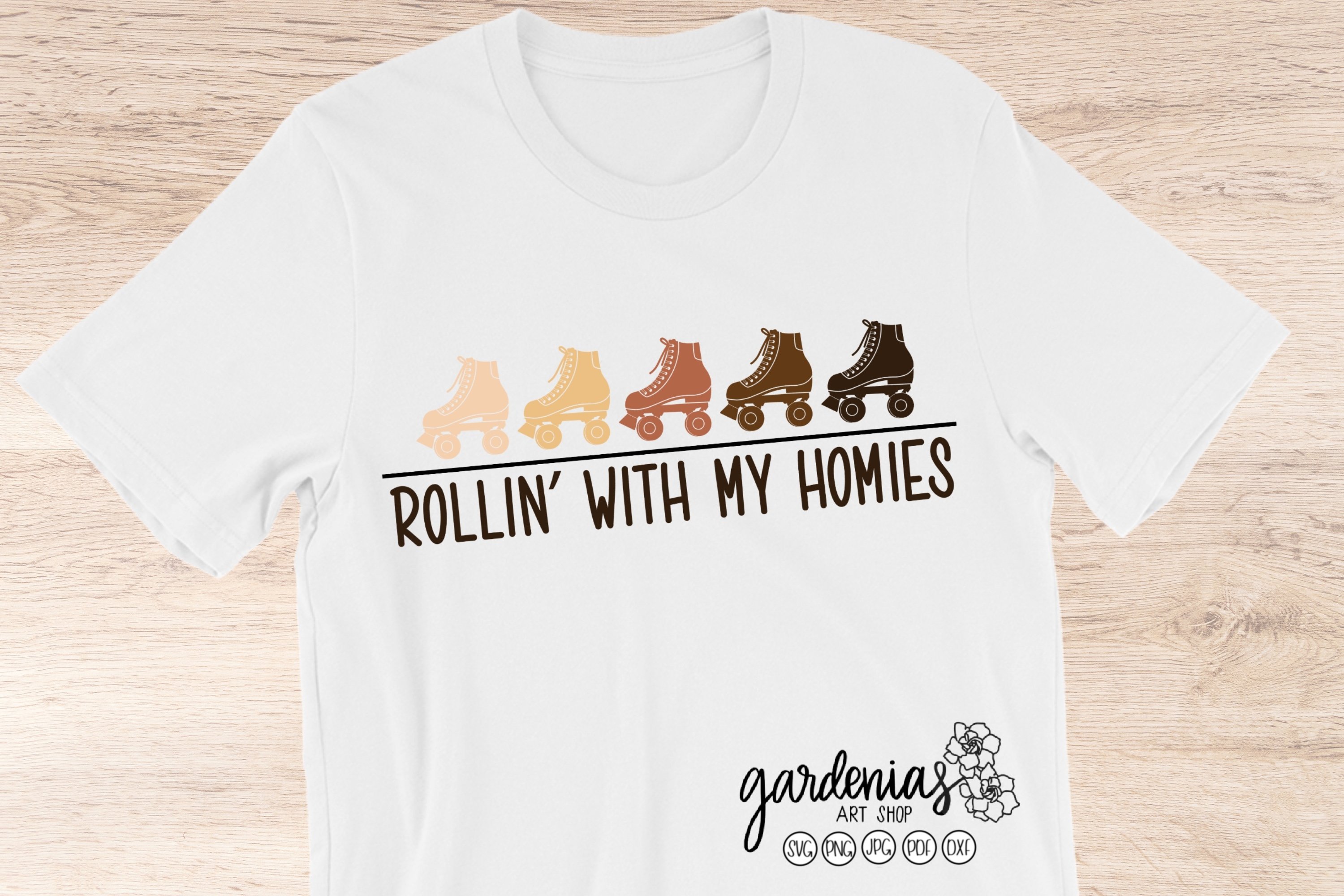 Roller Skating SVG Cut File Bundle | Skates Clip Art Sublima view 2