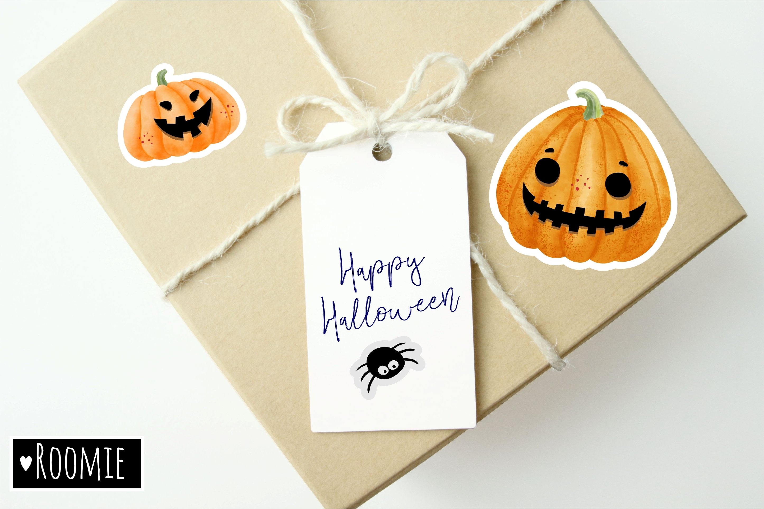 Halloween Pumpkin Stickers for Cricut, Silhouette, Printable view 3