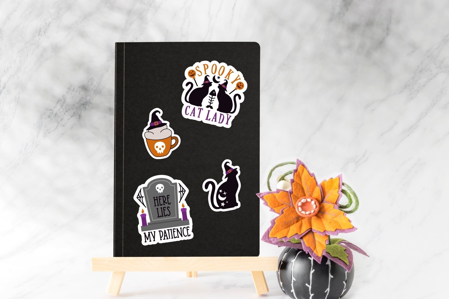 Halloween Sticker Bundle | Funny Halloween stickers view 2