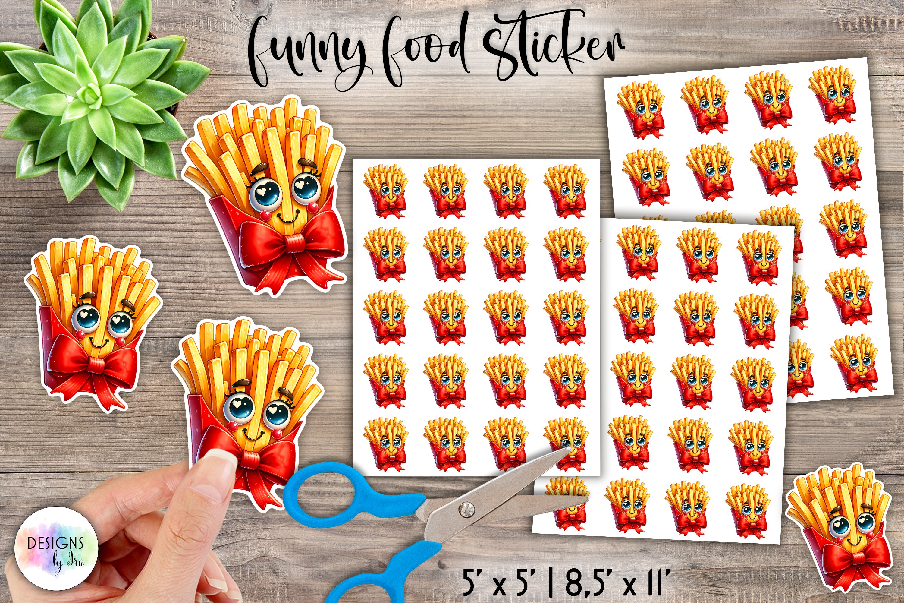 Funny Food Sticker Bundle, Food Puns Sticker Bundle view 3