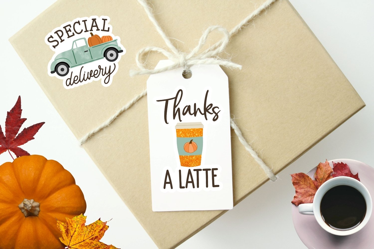 Fall Small Business   packaging sticker bundle view 2
