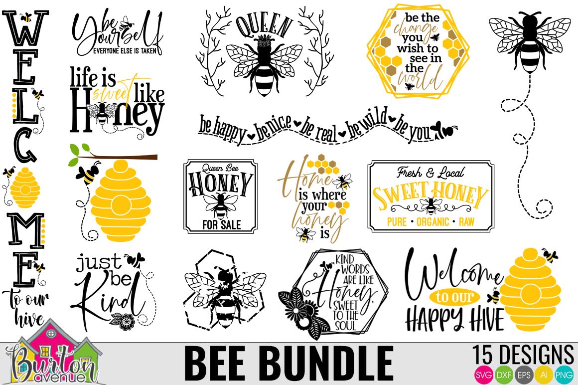 Bee SVG Bundle