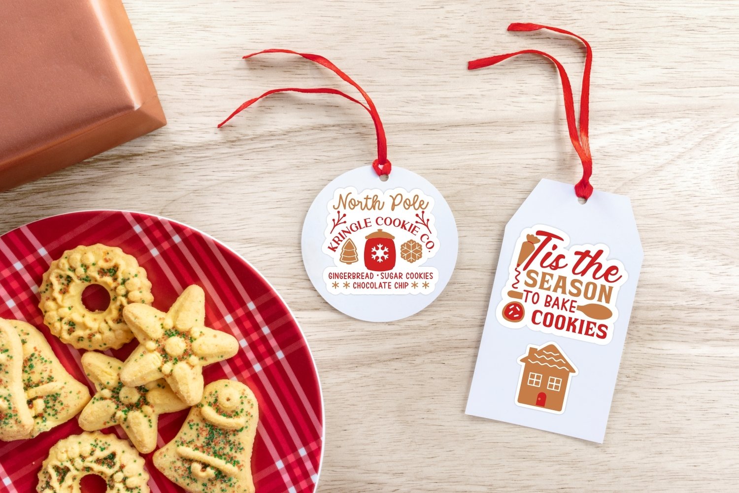 Christmas baking stickers | Christmas sticker bundle view 3