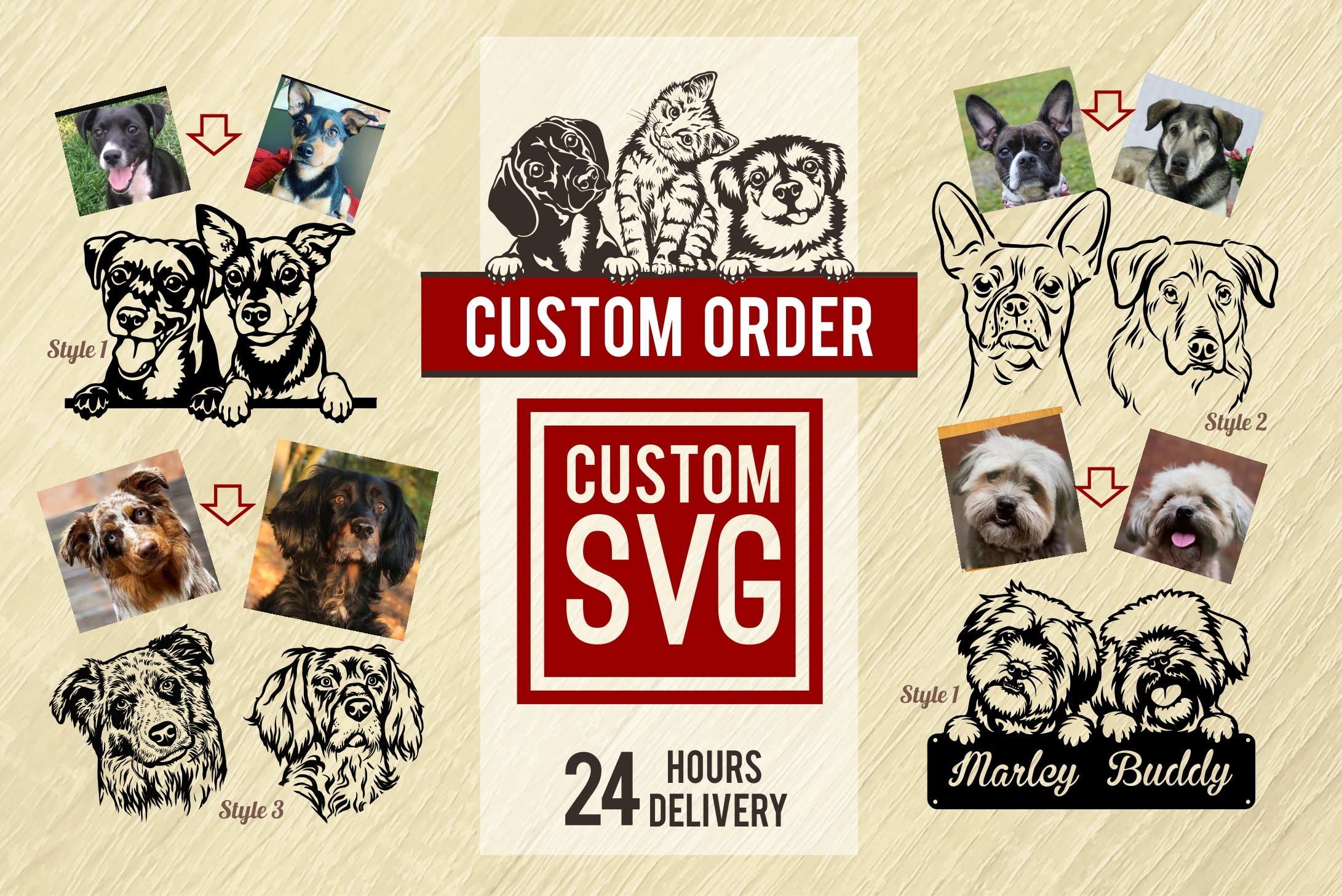 Wildlife Predators SVG - BUNDLE 25 Designs Set 1 view 3