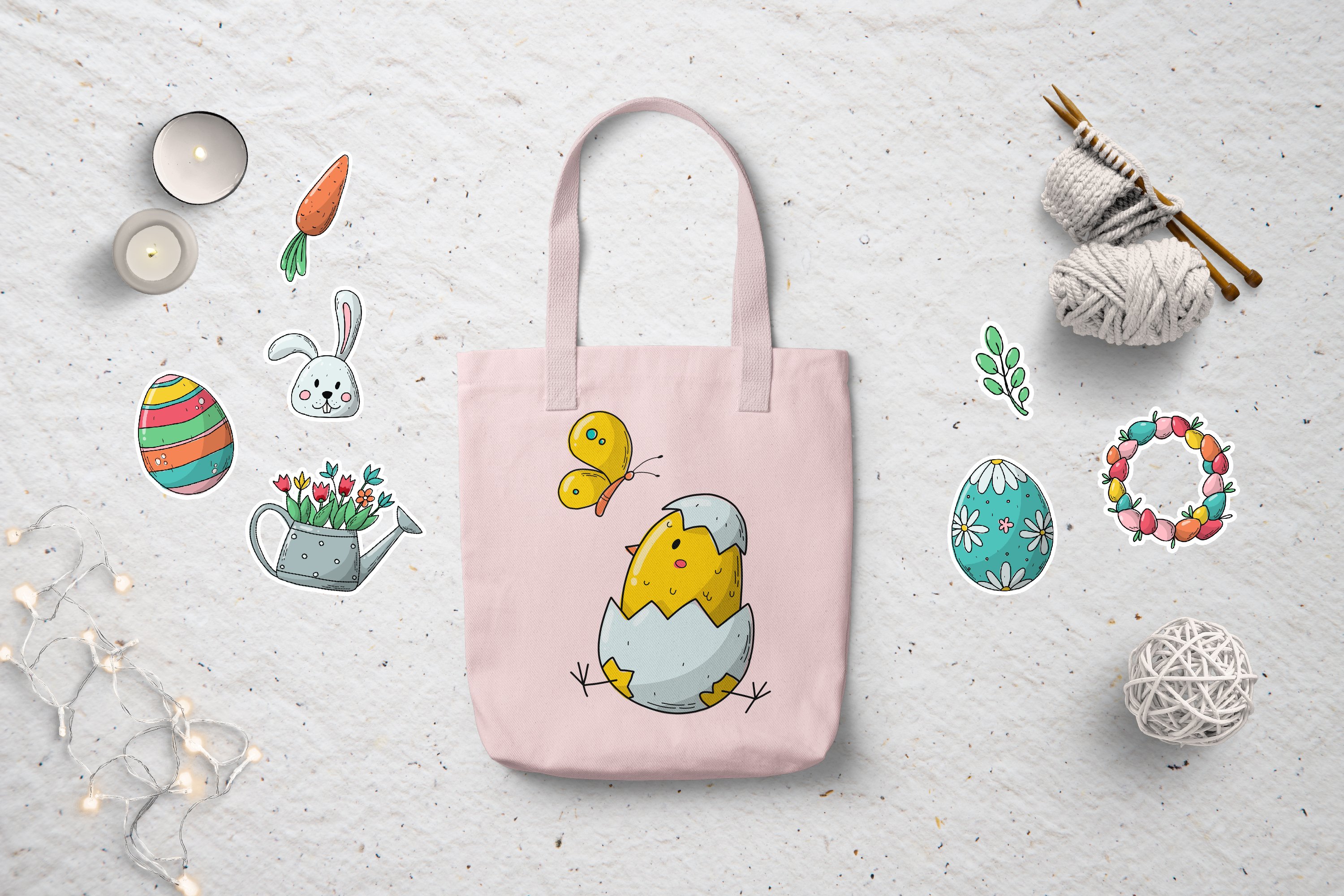 30 EASTER stickers EPS | PNG | JPG view 3