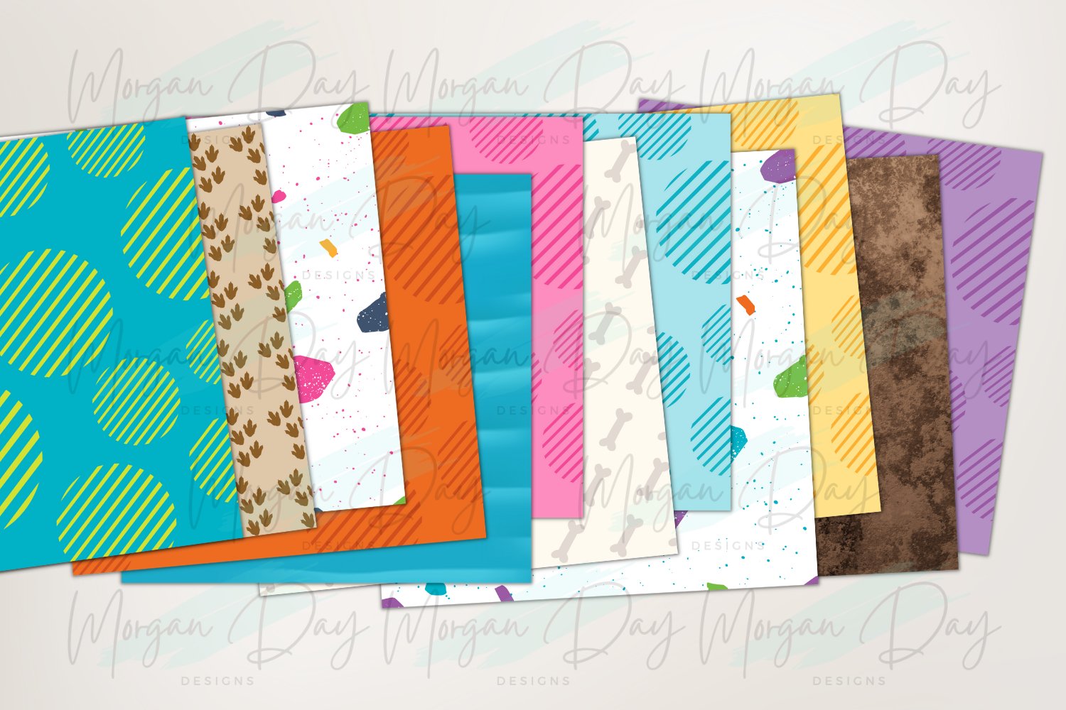 Dinosaur SVG Bundle, Dinosaur Clipart, Dino PNG Bundle view 3