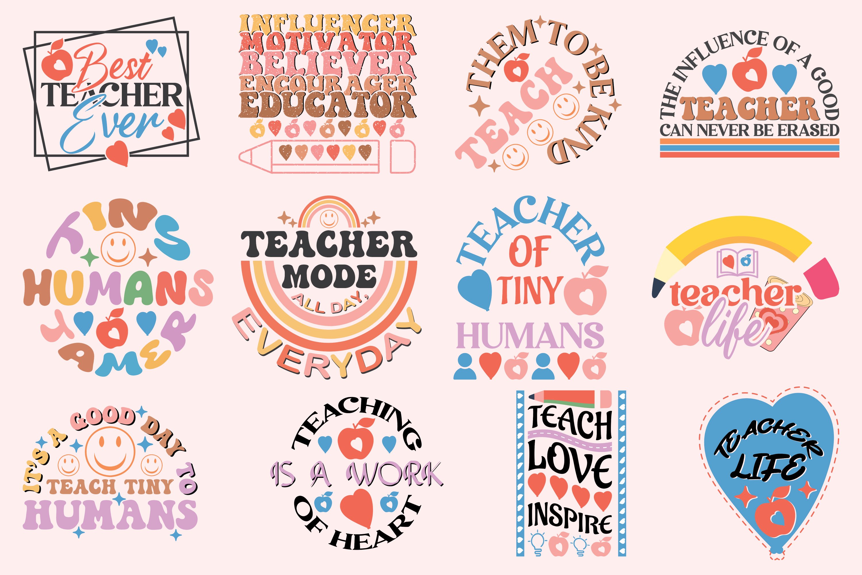 Teacher SVG-PNG Design Bundle view 3