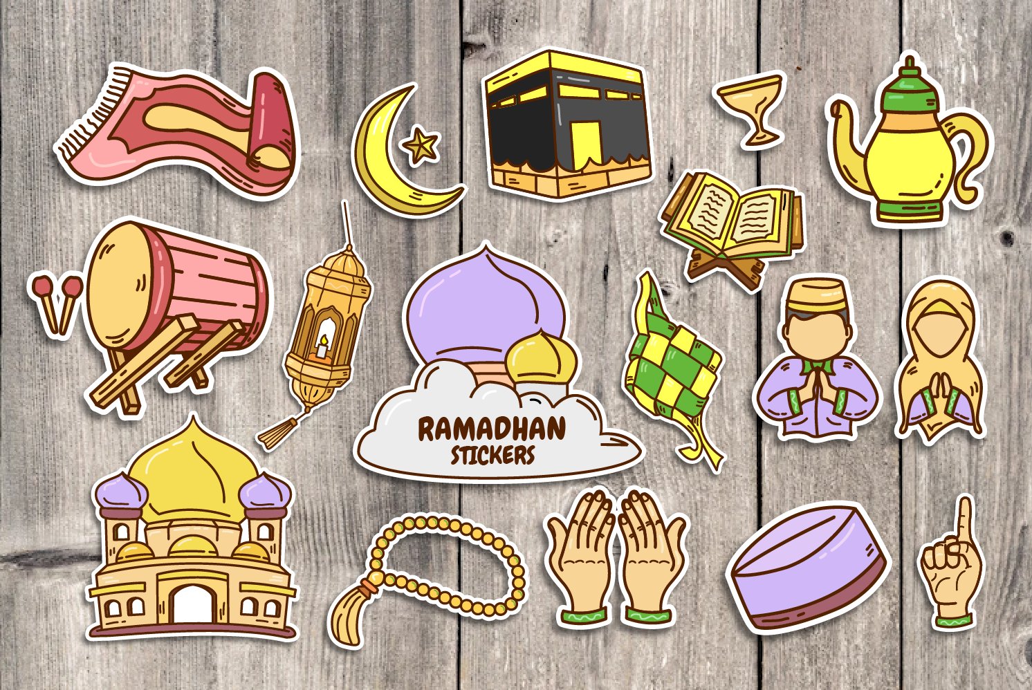 Ramadan Stickers Pack