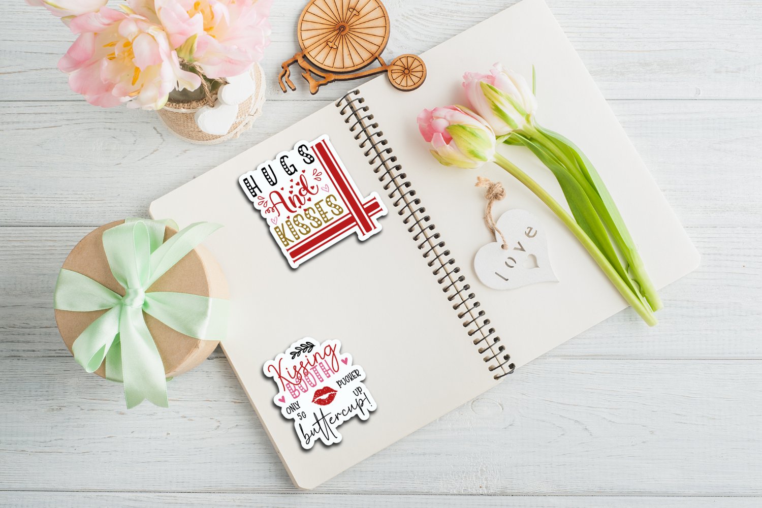 Valentines Day Sticker Bundle, Valentines day PNG view 3