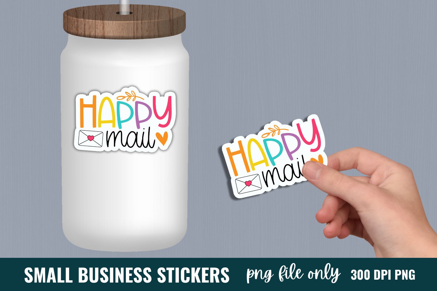 Small Business Sticker Bundle, Small business and packaging view 2