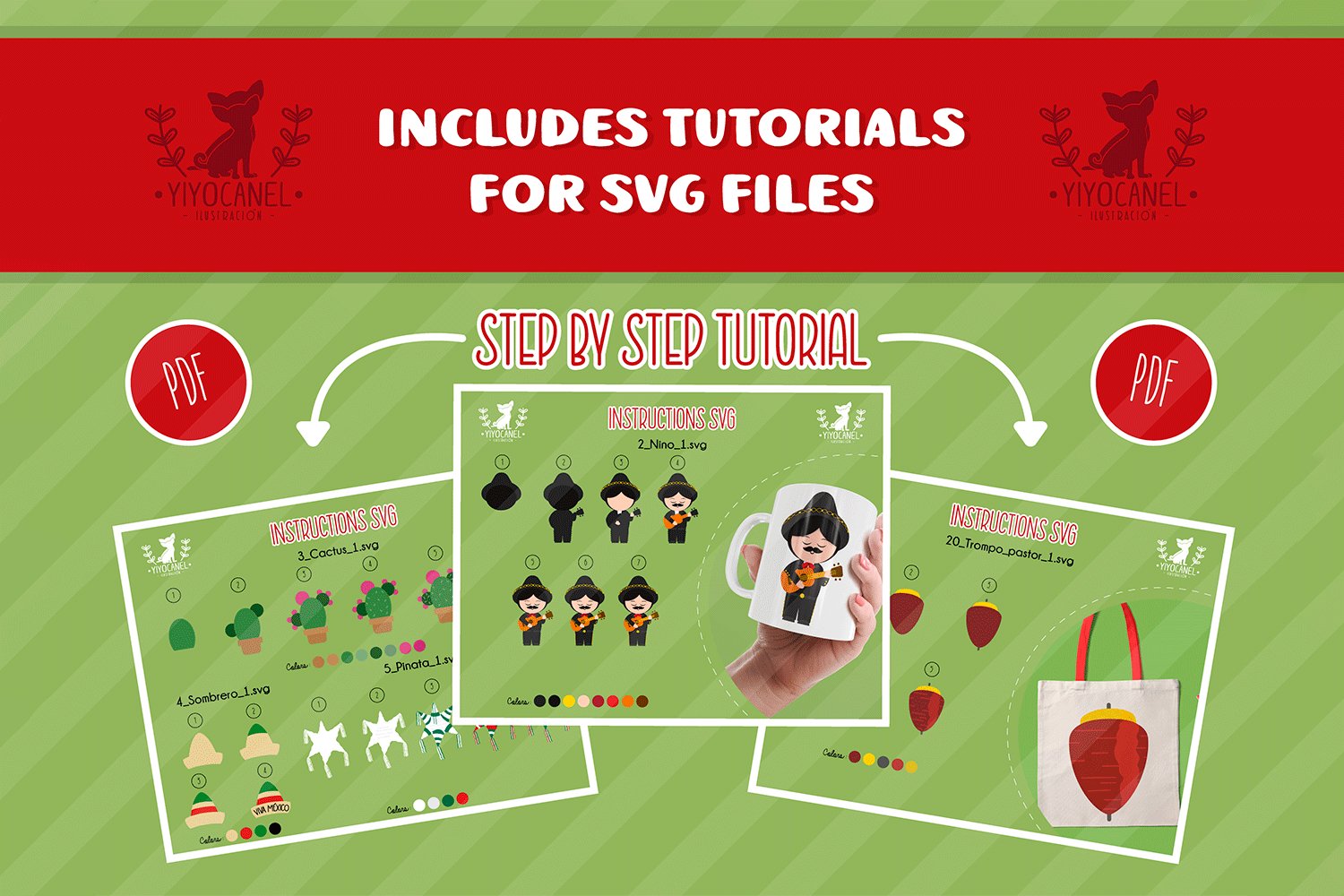 Cinco de mayo svg, Mexican bundle svg file, Mexican day view 2