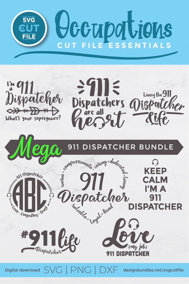 911 svg - a 911 dispatcher svg bundle for crafters view 2