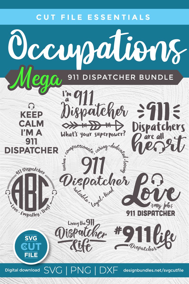 911 svg - a 911 dispatcher svg bundle for crafters view 3