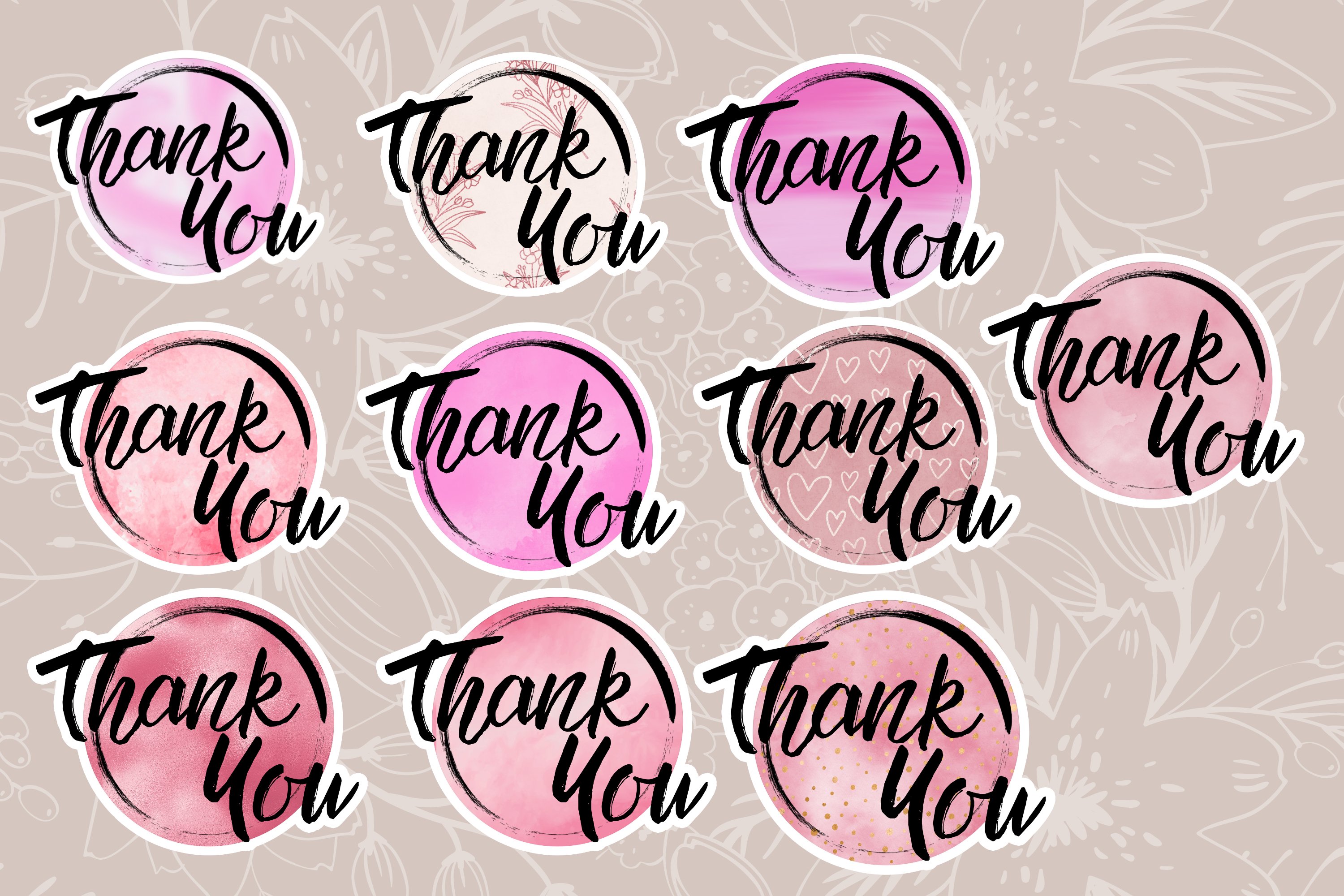 Thank You Stickers view 2