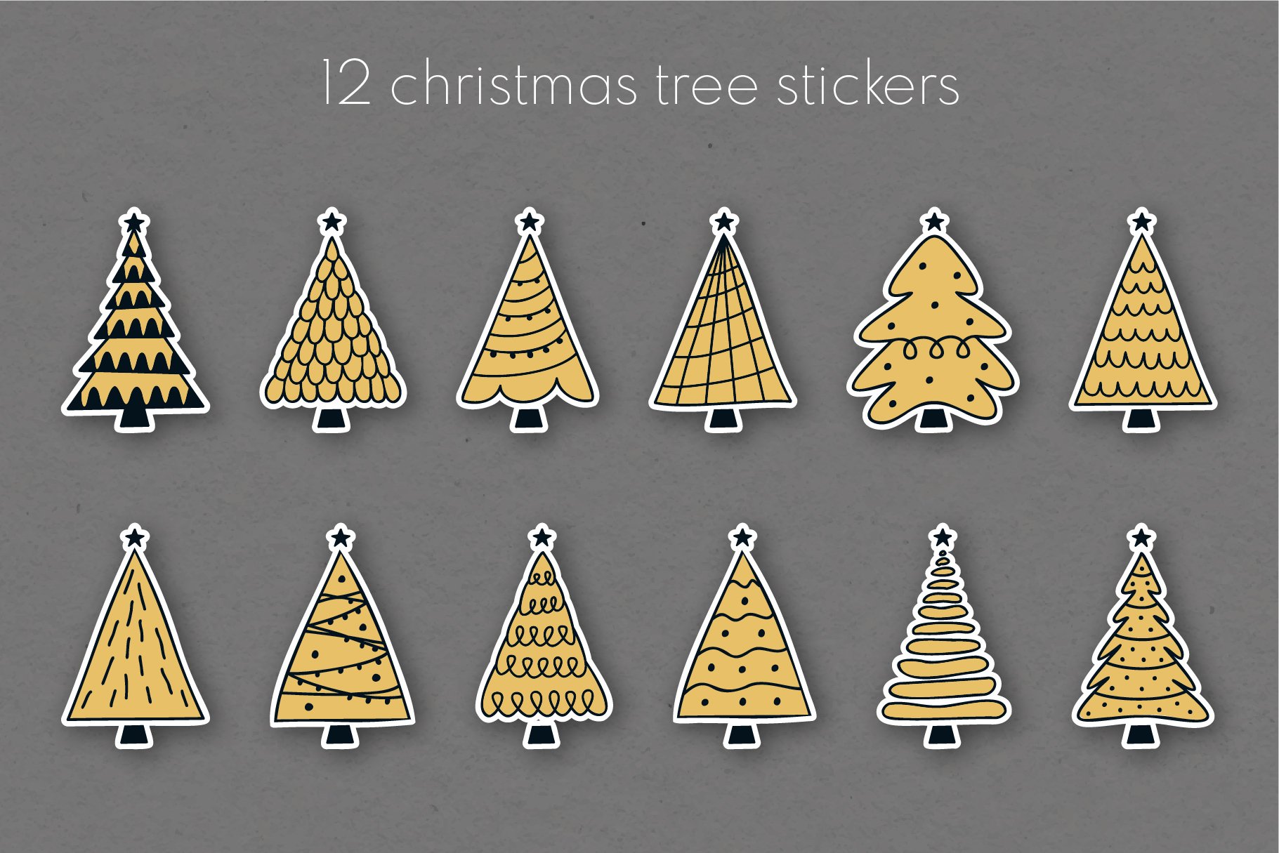 Printable Christmas Sticker Bundle | Christmas Tree Part 2 view 2