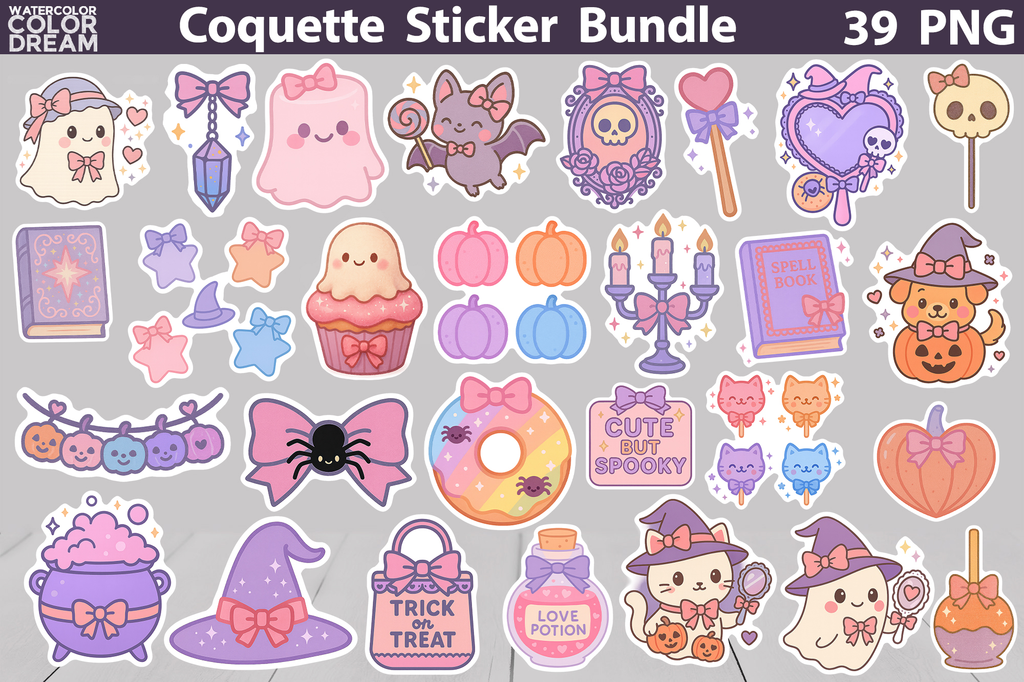 Halloween And Christmas Stickers Bundle | view 2